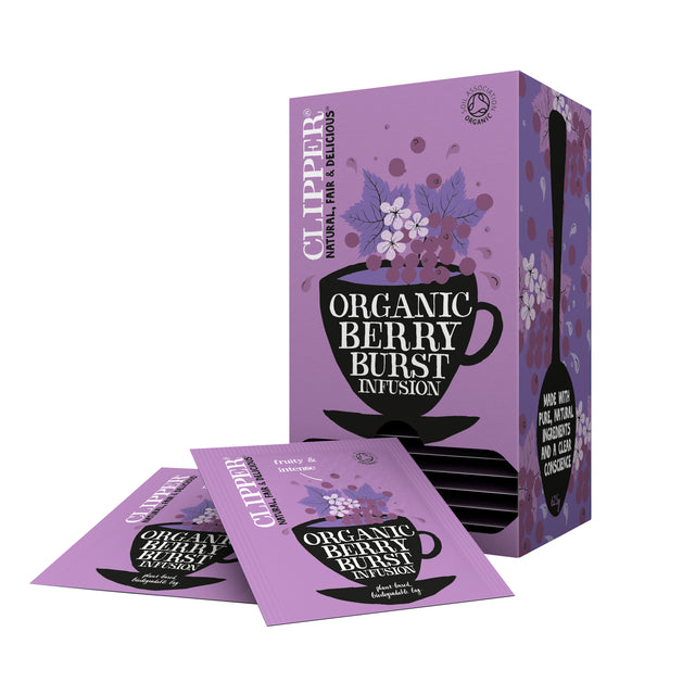 Clipper - Teeaufguss Berry Burst Bio 25 Beutel | 6 Stück