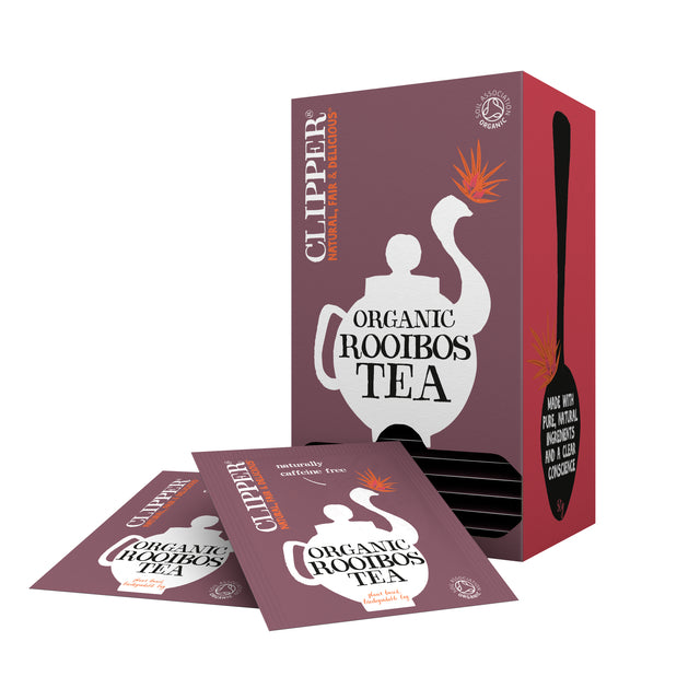 Clipper - Thé infusion buisson rouge bio 25 sachets | 6 pièces