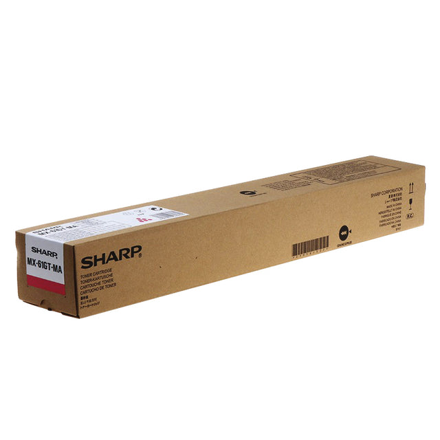 Sharp - Cartouche toner MX-61GTMA rouge