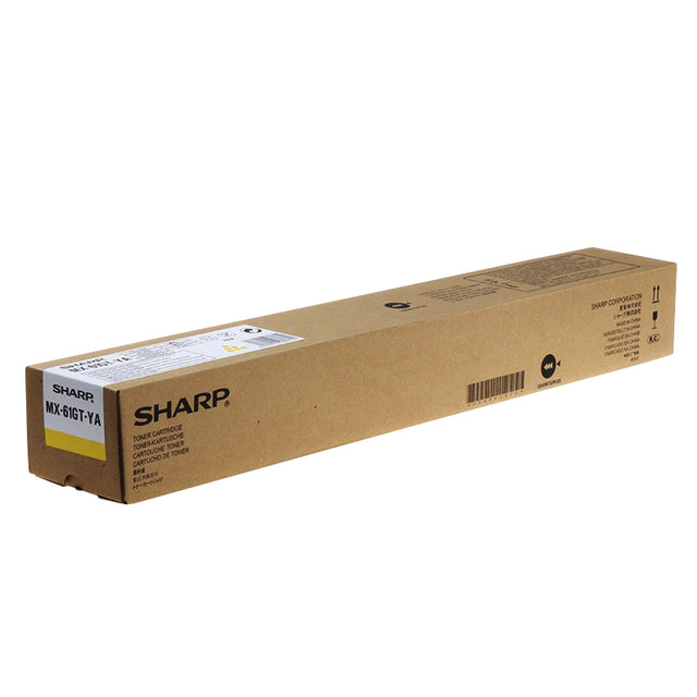 Sharp -  MX61GTYA tonercartridge 1 stuk(s) Origineel Geel