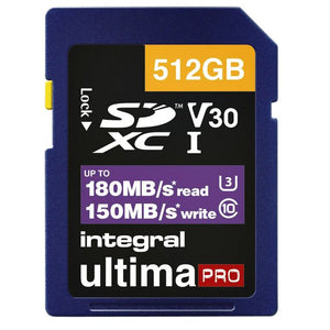 Intégral - Carte mémoire SDXC 512 Go