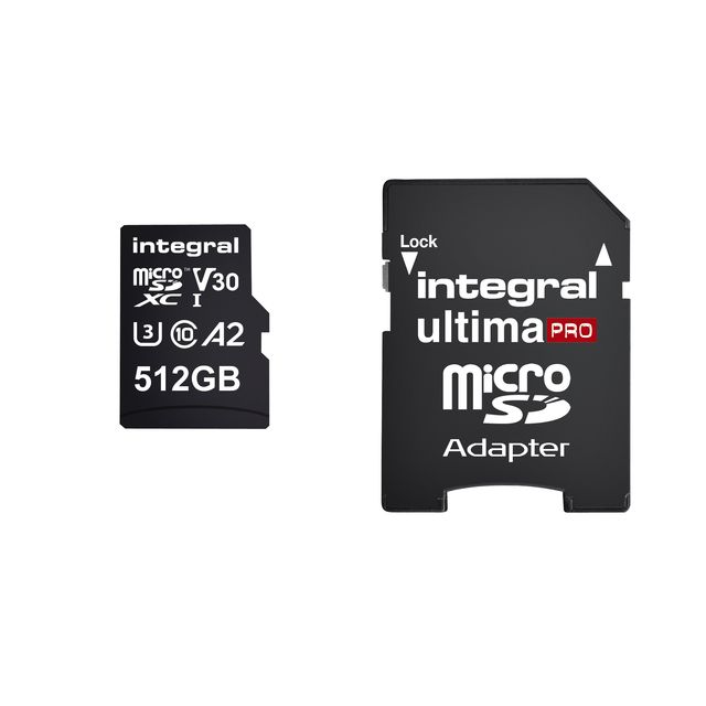 Integral -  INMSDX512G-180/150V30 flashgeheugen 512 GB MicroSD UHS-I