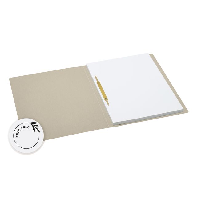 Quantore - Schnellbefestiger Djois Tree-Free mit Streifen A4 226gr beige | 100 Stück