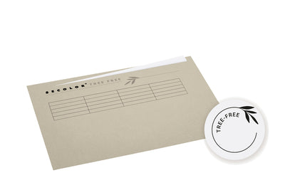 Djois -  Vouwmap  tree-free a4 ongelijk 226gr beige | 10 stuks