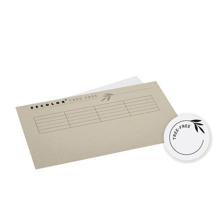 Djois -  Vouwmap  tree-free folio gelijk 226gr bruin