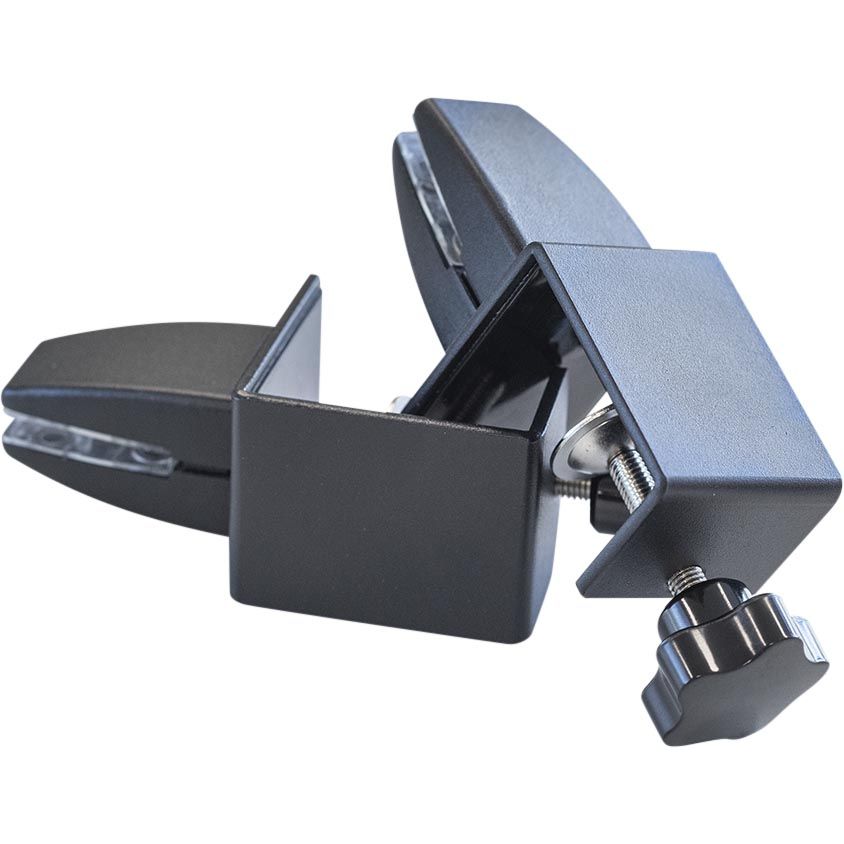 Smit Visual -  metalen bureauklem, zwart, set van 2 stuks