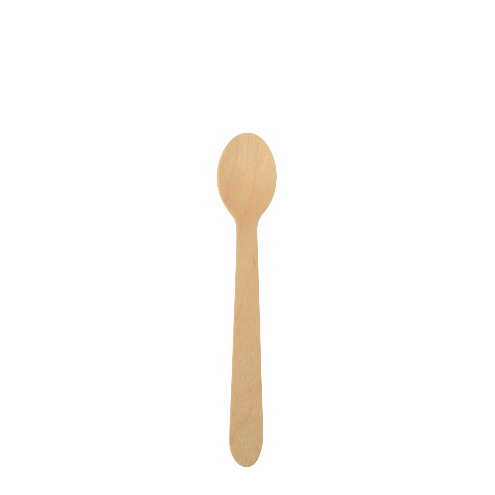 Papstar - Cuillère à café 110mm bois 100 pièces