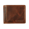 Portemonee Maverick The Original compact kleingeldvak RFID leer bruin
