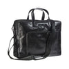 Maverick - Sac d'affaires All Black avec compartiment pour ordinateur portable 15,6 cuir noir