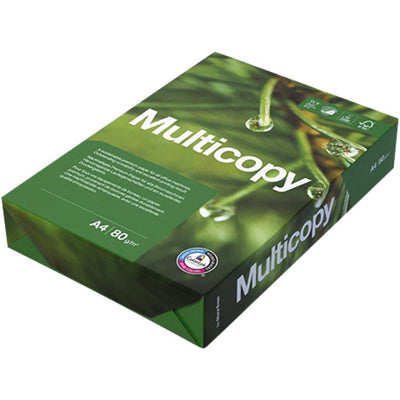 Multicopy - Papier copie A4 80gr 4 trous blanc 500 feuilles | 5 pièces