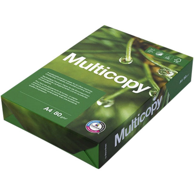 Multicopy - Papier copie A4 80gr 4 trous blanc 500 feuilles | 5 pièces
