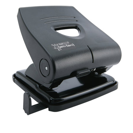 Rapesco - Locher Germ-Savvy Heavy Duty 827-P antibakteriell 2-Loch schwarz