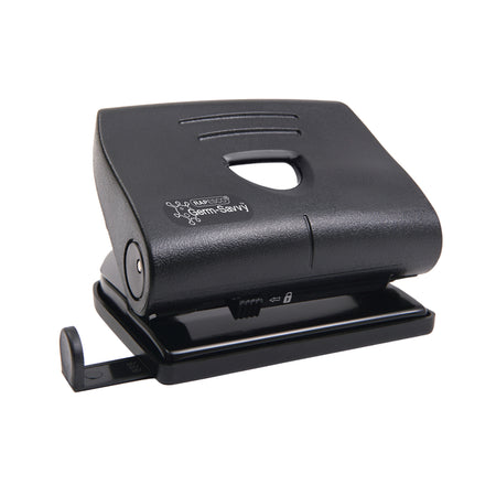 Rapesco - Locher Germ-Savvy Heavy Duty 820-P antibakteriell 2-Loch schwarz