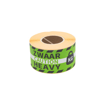 Rillprint -  Etiket heavy groen