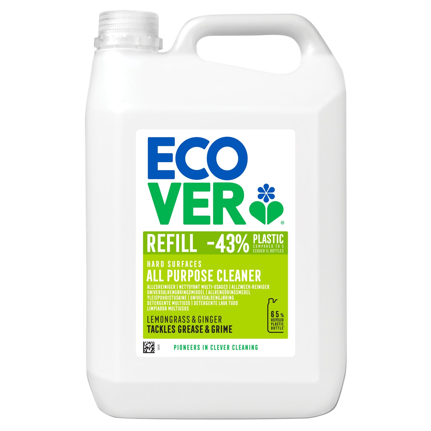 Ecover - Nettoyant tout usage citronnelle gingembre recharge flacon 5L