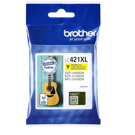 Brother - Tintenpatrone LC-421XLY gelb