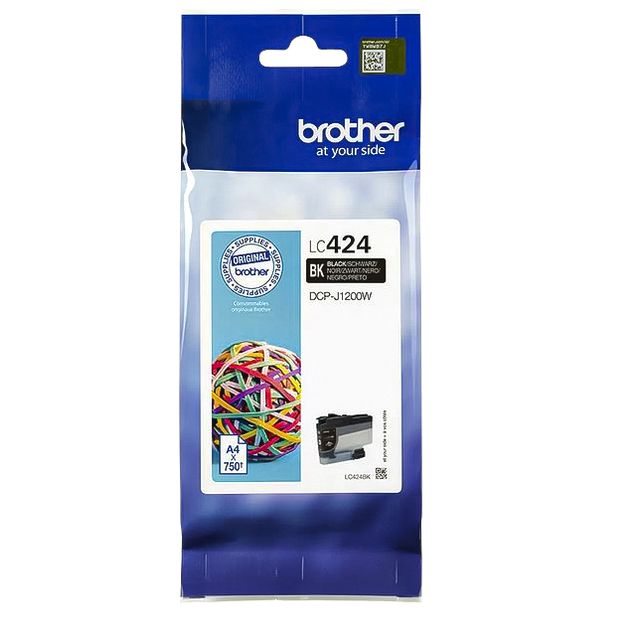 Brother - Cartouche d'encre LC-424BK noire | 5 pièces