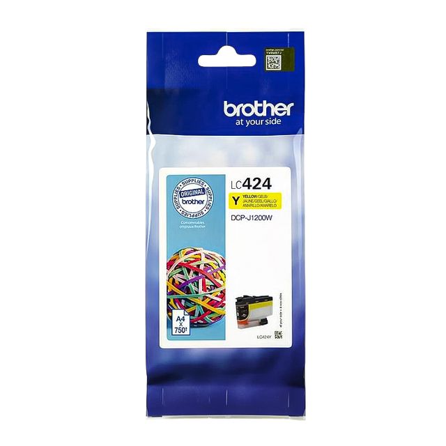 Brother - Cartouche d'encre LC-424Y jaune