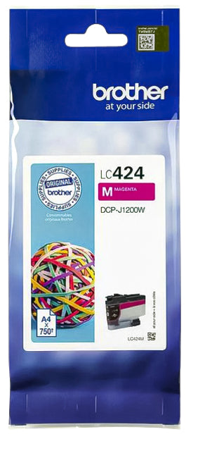 Frère - Inkcartridge Brother LC -424M Red | 5 pièces