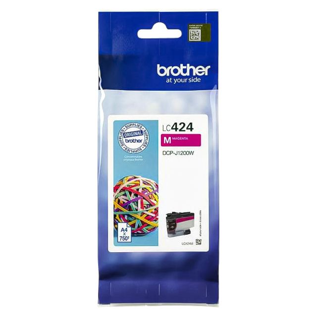 Brother - Inktcartridge  lc-424m rood | 5 stuks