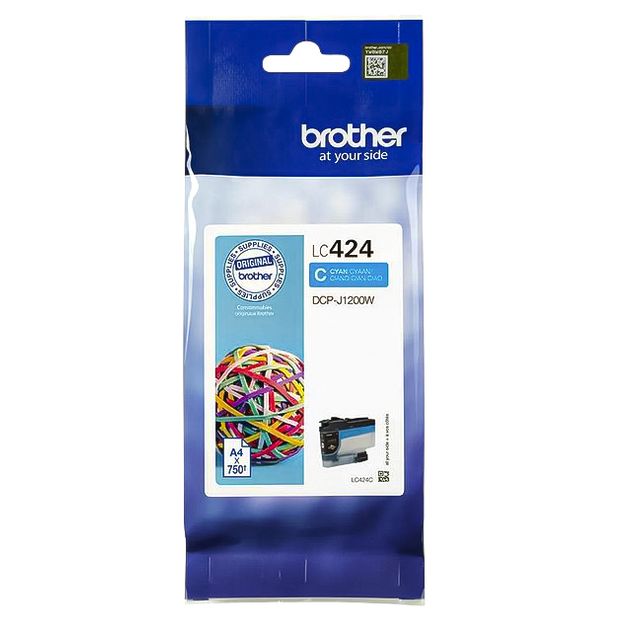Brother - Cartouche d'encre LC-424C bleue