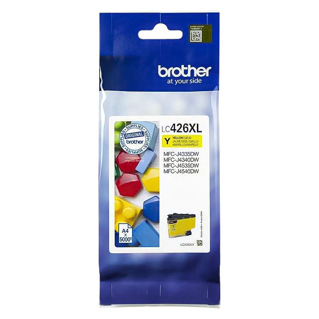 Brother - inktcartridge, 5.000 pagina's, OEM LC-426XLY, geel