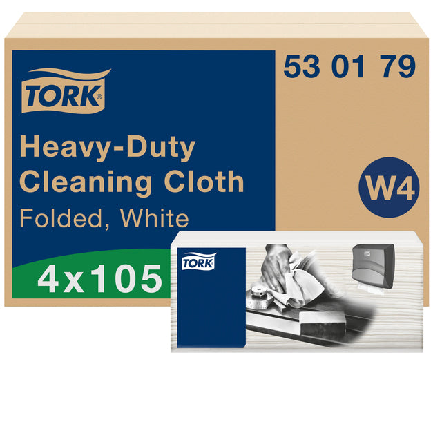 Tork - Nettoyage des tissus lourds -DuTy W4 blanc 530179