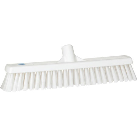 Vikan - Balayeuse fibre dure et souple 410mm blanc