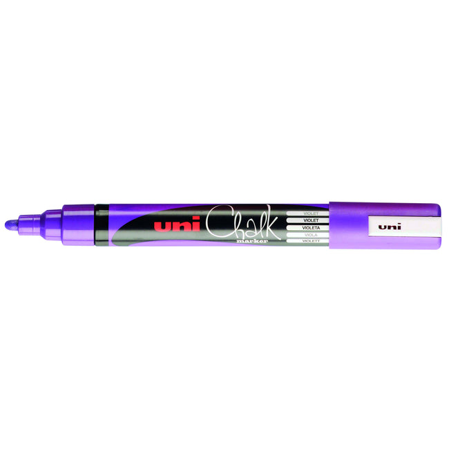 Uni-ball -  Krijtstift rond 1.8-2.5mm paars | 6 stuks