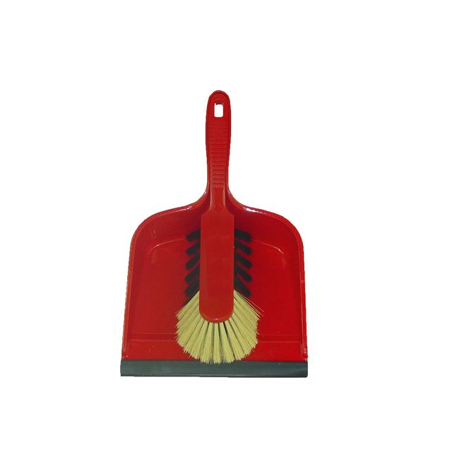 Cleaninq -  Stofblikset  kunststof 23x21cm rood