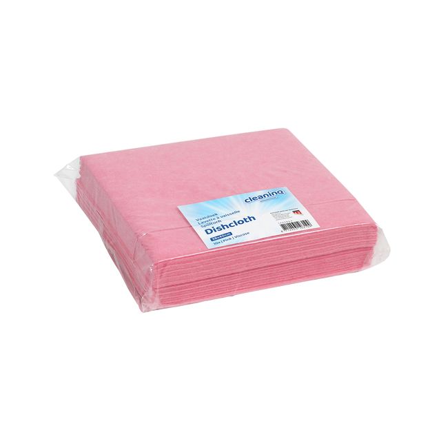 Cleaninq - Viskose-Arbeitstuch 38x40cm rosa 10 Stück