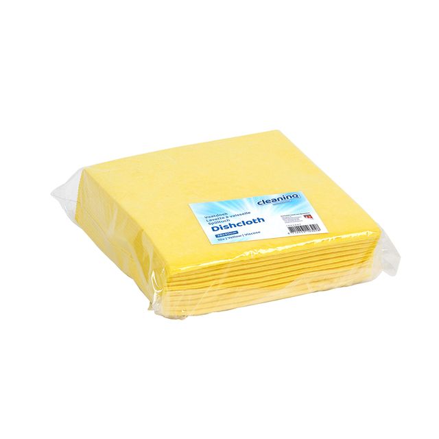 Cleaninq - Chiffon de travail non tissé 38x40cm jaune 10 pièces