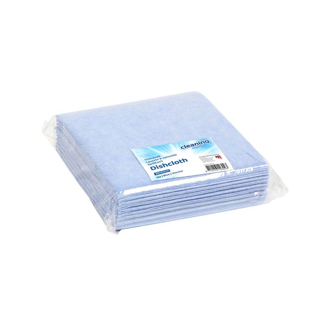 Cleaninq -  Werkdoek  viscose 38x40 cm bl 125gr 10st