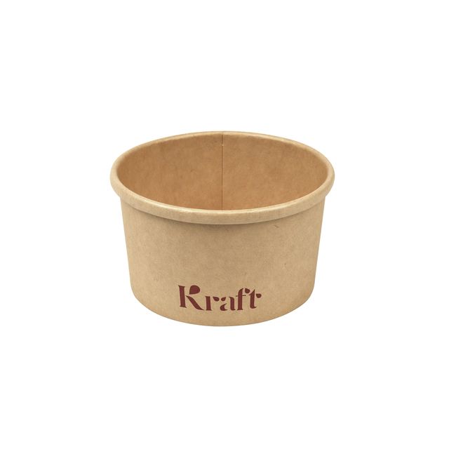 IEZZY traiteur et cate - Tasse à soupe 230ml Ø98mm 25 pièces kraft | 20 pièces