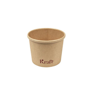 IEZZY traiteur et cate - Tasse à soupe 350ml Ø98mm 25 pièces kraft | 20 pièces