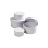 Creativ Company -  Doos Creativ Comp rond 4st Ø 8, 10, 12, 14cm, hoogte 4, 5, 6, 7cm wit