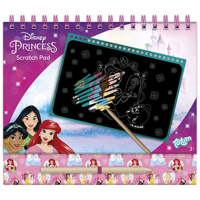 TOTUM - Craft set Disney Princess Scratchbook | 12 pièces