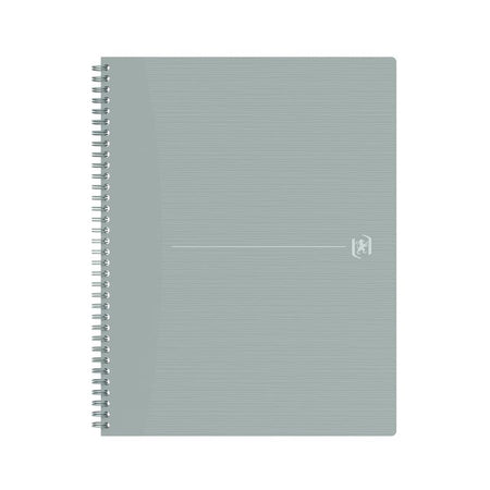 Oxford - Bloc spirale Origin A4+ ligne 140 pages 80gr gris