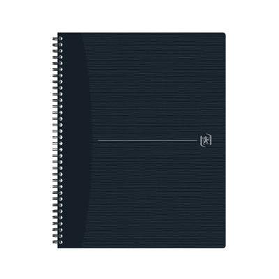 Oxford - Spiralblock Origin A4+ Linie 140 Seiten 90gr schwarz | 5 Stück
