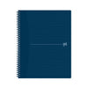 Oxford - Bloc spirale Origin A4+ ligne 140 pages 80gr bleu | 5 pièces