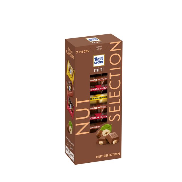 Ritter Sport - Schokoladen-Mini-Nuss-Selektionsturm | 8 Stück