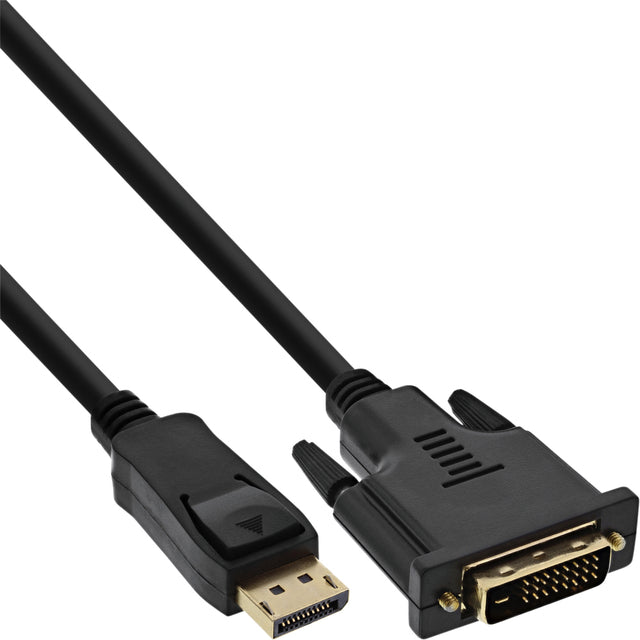 InLine - Kabel Displayport DVI 24+1 M/M 2 Meter schwarz