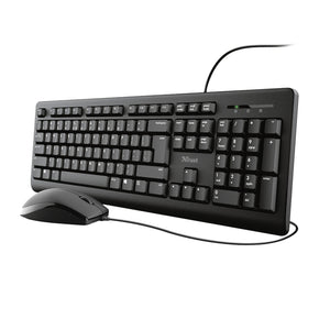 Trust -  Primo Stille Keyboard en Muis set Qwerty US