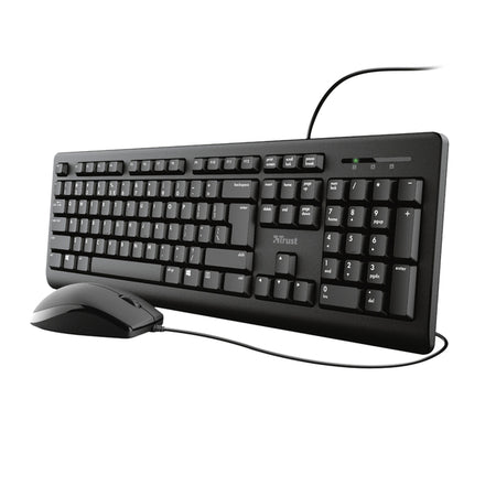 Trust -  Primo Stille Keyboard en Muis set Qwerty US