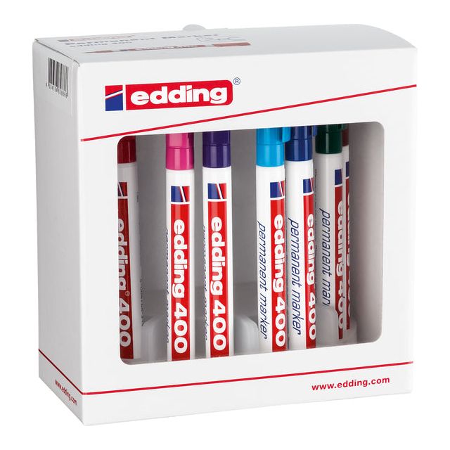 Edding - Viltstift  400 rond 1mm assorti