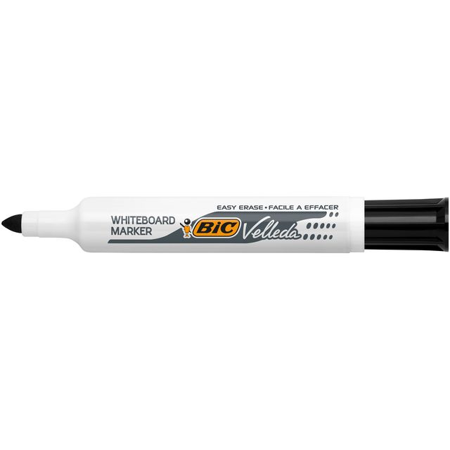 BIC - Marqueur pour tableau blanc Velleda 1711 rond grand noir