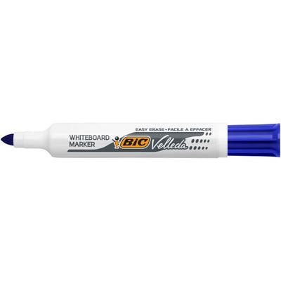BIC - Marqueur pour tableau blanc Velleda 1711 rond grand bleu | 12 pièces
