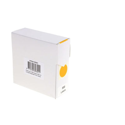 Rillprint - Etiquette 25mm 500 pcs en rouleau orange fluo