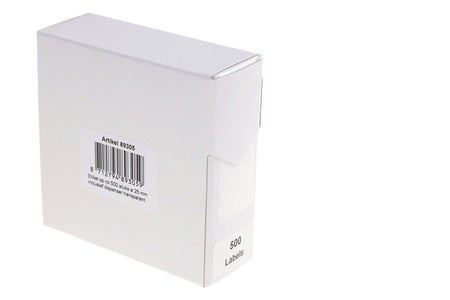 Rillprint - Etiquette 25mm 500 pcs en rouleau transparent