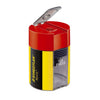 Staedtler - Noris Bleistiftspitzer aus Metall mit Auffangschale